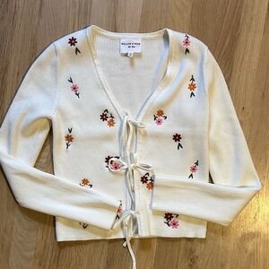 Willow and wind tie Sweater